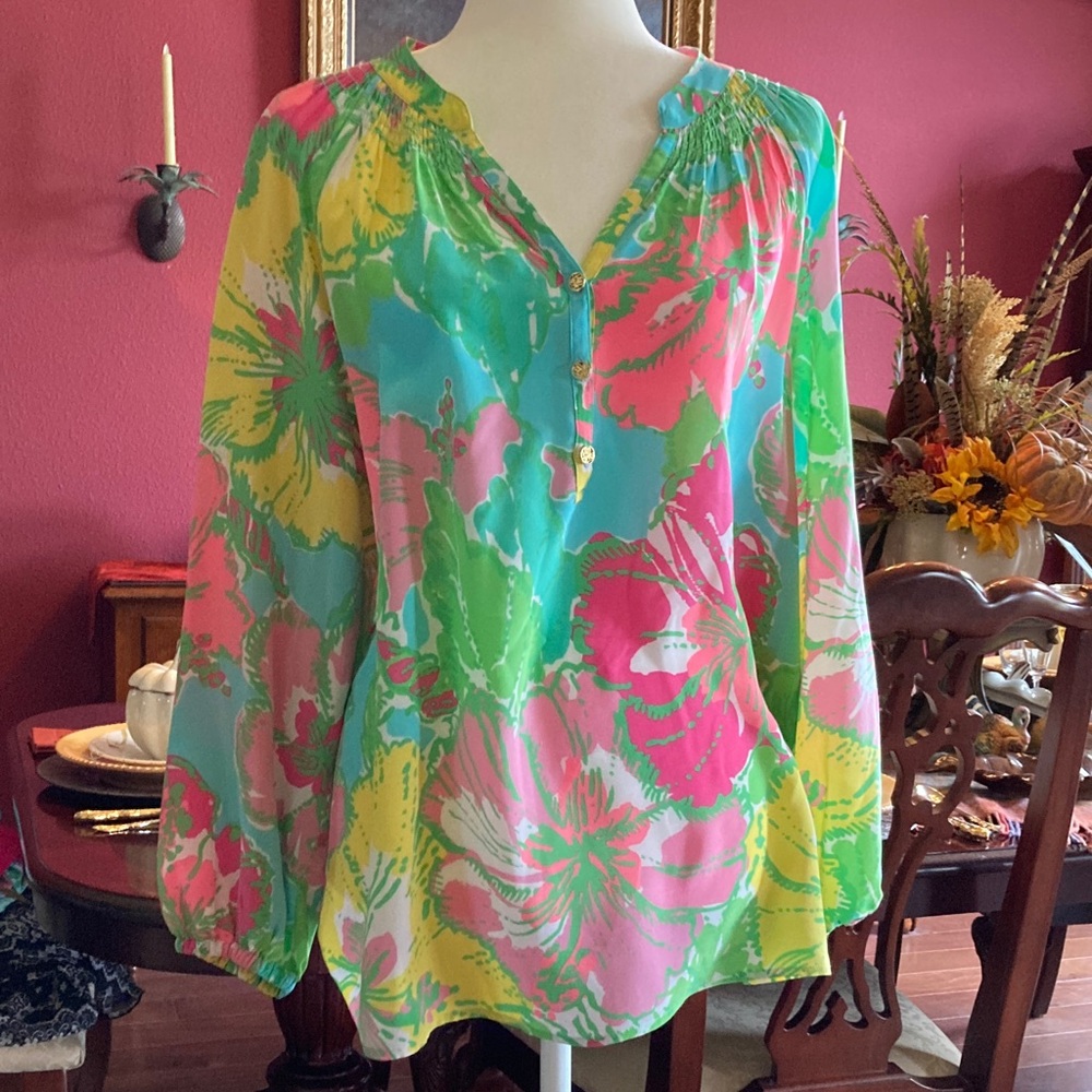 Lilly Pulitzer Big Flirt Elsa blouse
